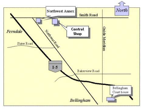 Map to Northwest Annex