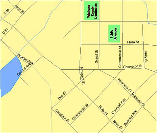 Map to Public Defender's Office