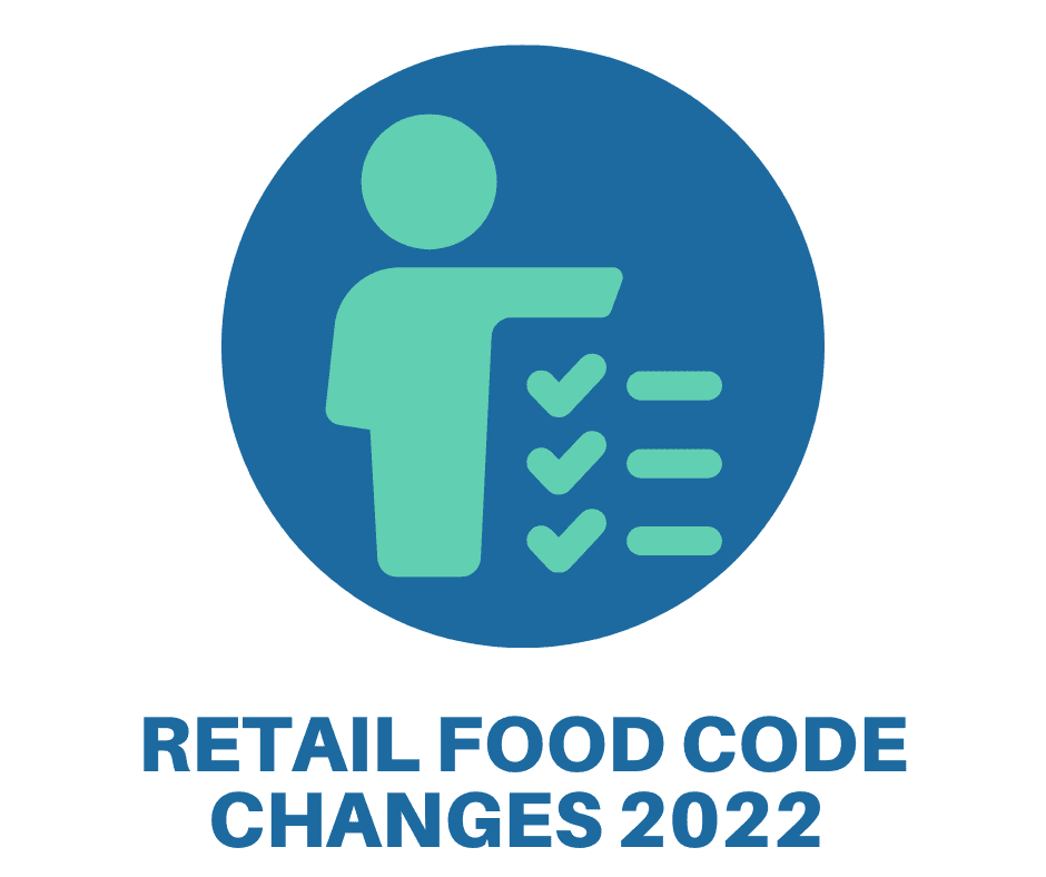 Retail Food Code Changes 2022 page graphic link