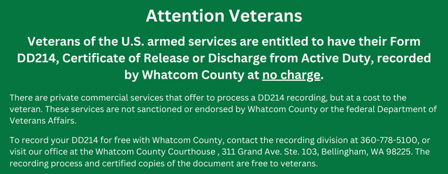 Attention Veterans