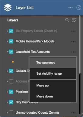 Layer Choose Options